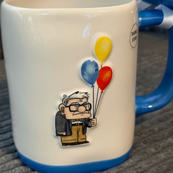 Rae Dunn x Disney Pixar x Up - White & Blue Double-sided Mug - Picture 3 of 6